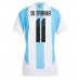 Argentina Angel Di Maria #11 Dámské Domácí Dres Copa America 2024 Krátkým Rukávem
